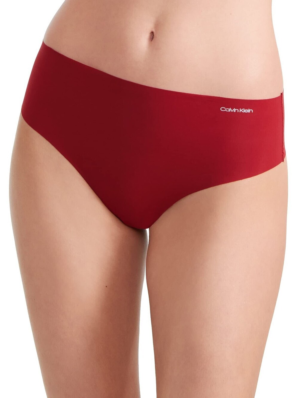 NWT Calvin Klein Thong Red Carpet Nylon, Invisible High-Waist, XS